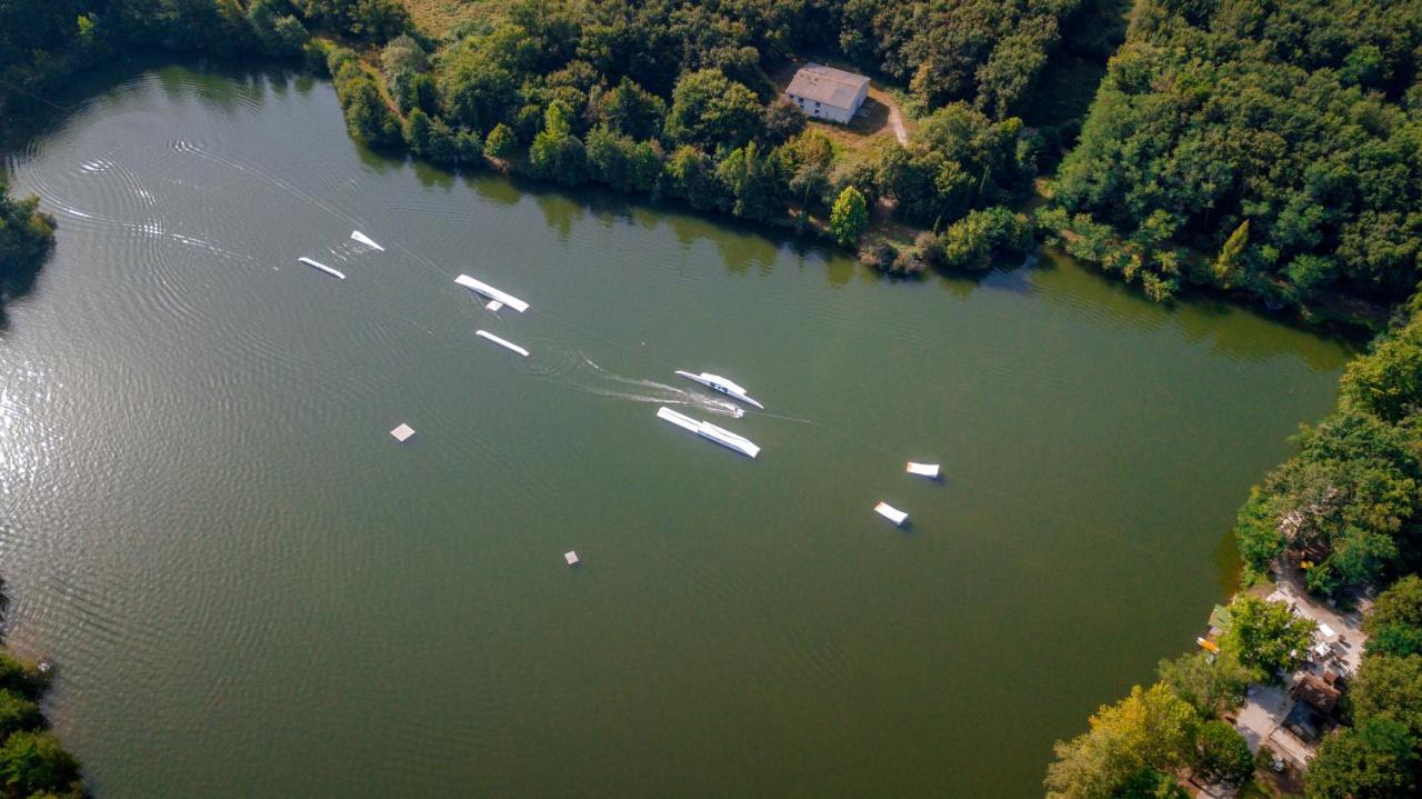 Villa Dahu Wake Park, proche Saint Emilion à Sablons  Extérieur photo